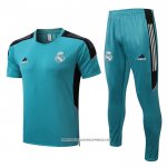 Tuta da Track Real Madrid 22/23 Manica Corta Blu