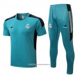 Tuta da Track Real Madrid 22-23 Manica Corta Blu