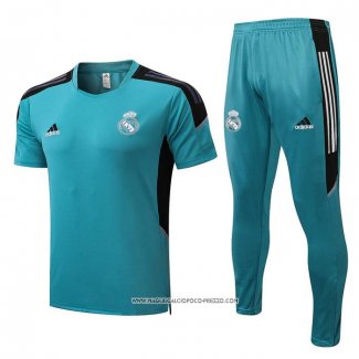 Tuta da Track Real Madrid 22-23 Manica Corta Blu