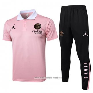 Conjunto Polo Paris Saint-Germain Jordan Rosa 24-25