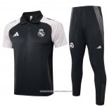 Conjunto Polo Real Madrid Grigio 24-25