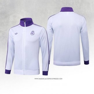 Giacca Real Madrid Bianco 24-25 Purpura