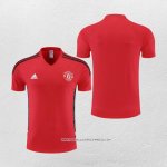 Maglia Allenamento Manchester United 22/23 Rosso
