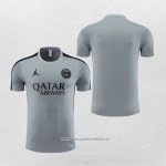 Maglia Allenamento Paris Saint-Germain Jordan 23/24 Grigio