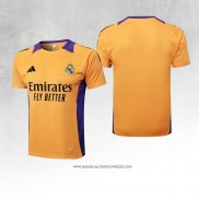 Maglia Allenamento Real Madrid Arancione 24-25