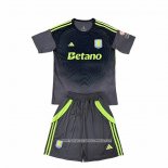 Maglia Aston Villa Portiere 25/26 Bambino Nero