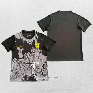 Maglia Brasile Jesus 25/26 Nero Grigio Thailandia