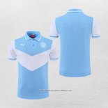 Maglia Polo Manchester City 22-23 Blu e Bianco