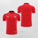 Maglia Polo Manchester United 22/23 Rosso