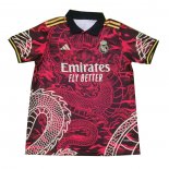 Maglia Real Madrid Dragon 24/25 Rosso Thailandia