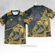 Maglia Real Madrid Nero Thailandia Dragon 25-26
