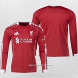 Prima Maglia Liverpool 25/26 Manica Lunga
