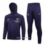 Tuta con Cappuccio Paris Saint-Germain 23/24 Purpura