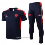 Tuta da Track Bayern Monaco 22-23 Manica Corta Blu