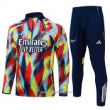 Tuta da Track Felpa Arsenal 25/26 Blu Giallo Rosso