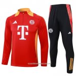 Tuta da Track Felpa Bayern Monaco 24/25 Rosso