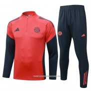 Tuta da Track Felpa Bayern Monaco 25/26 Bambino Arancione