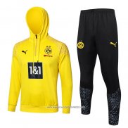 Tuta da Track Felpa Borussia Dortmund 23-24 Giallo e Nero