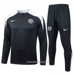 Tuta da Track Felpa Chelsea 25/26 Nero
