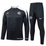 Tuta da Track Felpa Chelsea 25/26 Nero