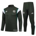Tuta da Track Felpa Manchester City 23/24 Verde