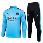 Tuta da Track Felpa Paris Saint-Germain 23/24 Azzurro
