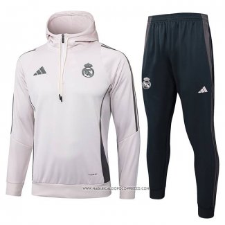 Tuta da Track Felpa Real Madrid 2024 Rosa -25