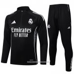 Tuta da Track Felpa Real Madrid Nero 25-26