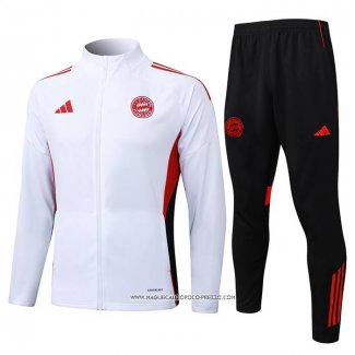 Tuta da Track Giacca Bayern Monaco 25/26 Bianco