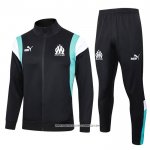 Tuta da Track Giacca Olympique Marsiglia 23/24 Nero
