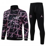 Tuta da Track Giacca Paris Saint-Germain 25/26 Nero Rosa
