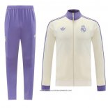 Tuta da Track Giacca Real Madrid Giallo 24-25