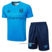 Tuta da Track Gremio 24-25 Manica Corta Blu - Pantaloncini