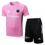 Tuta da Track Inter Miami 25/26 Manica Corta Rosa - Pantaloncini