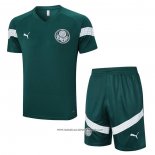 Tuta da Track Palmeiras 2023-24 Manica Corta Verde - Pantaloncini