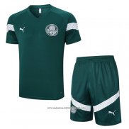 Tuta da Track Palmeiras 2023-24 Manica Corta Verde - Pantaloncini
