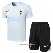 Tuta da Track Tottenham Hotspur 2024 Manica Corta Grigio - Pantaloncini -25